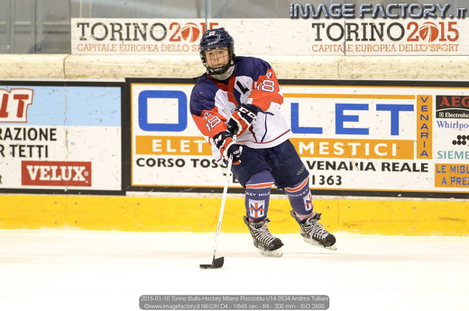 2015-01-10 Torino Bulls-Hockey Milano Rossoblu U14 0534 Andrea Tulliani